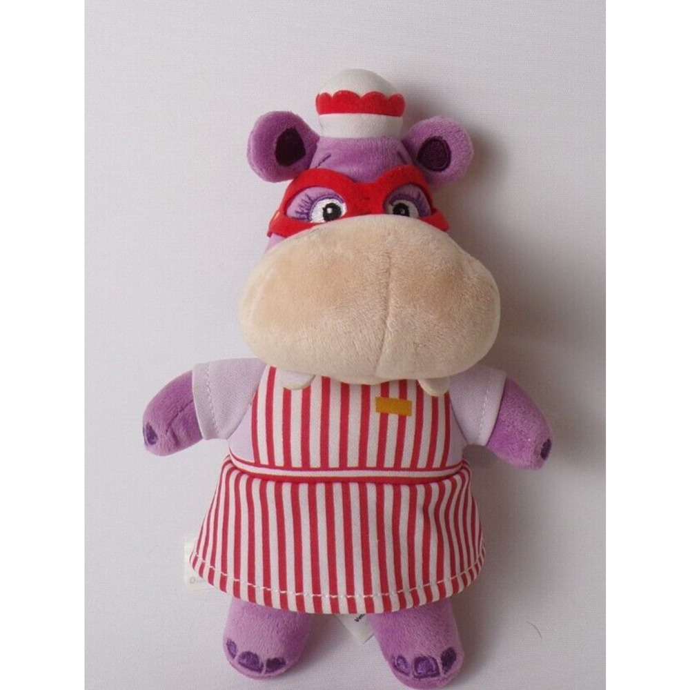 Disney Parks Doc McStuffins Hallie Hippo Plush Stuffed Toy Small Purple 8"